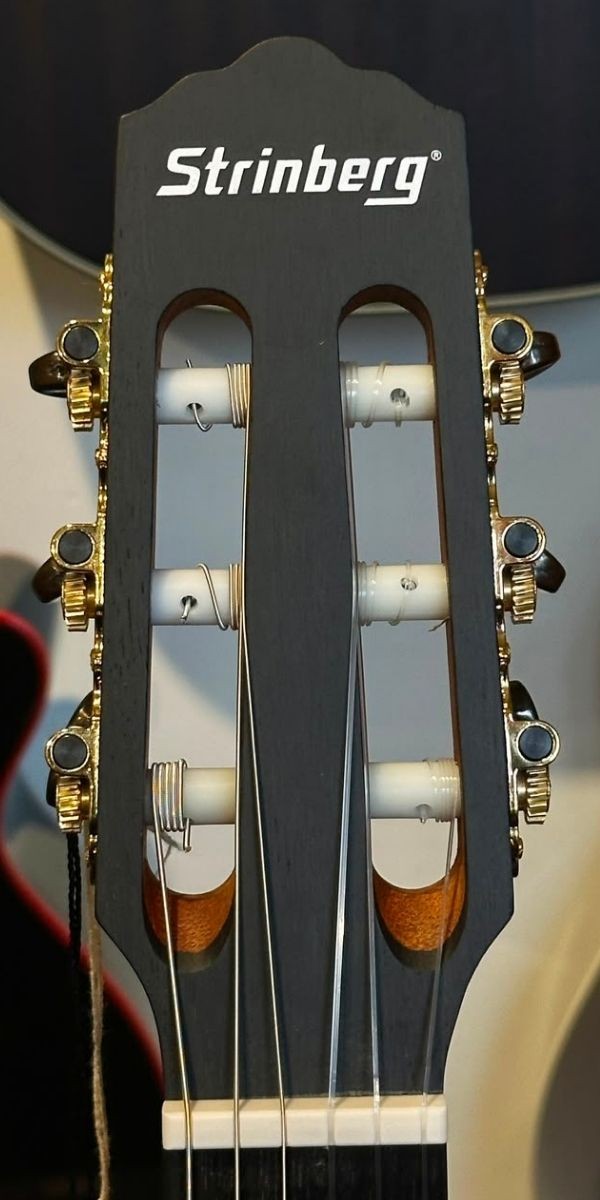 Violão Strinberg Soul Ssc60 ns Nylon Elétrico Semi-sólido Cutaway Natural Com Bag 