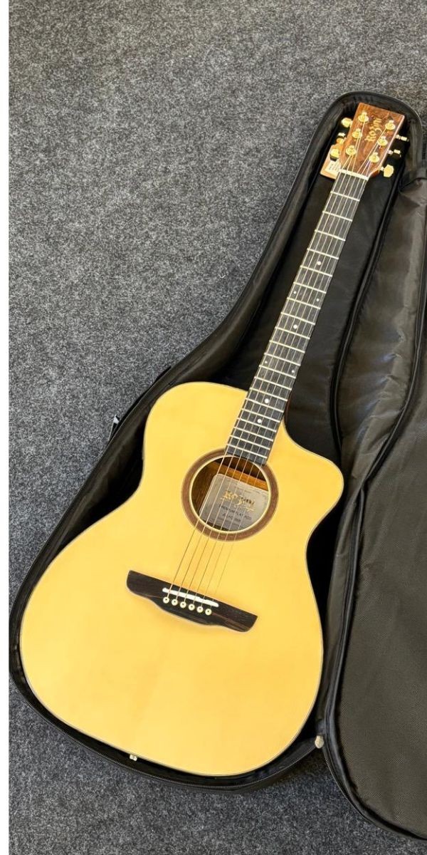 Violão Aço Rozini Premium Auditório Com Cutaway eq Fishman Presys Blend Rx620.fpb.n.ct.lp 