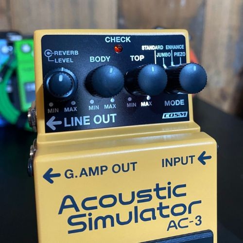 Pedal Boss Ac-3 Acoustic Simulator Para Guitarra Simulador de Violão 