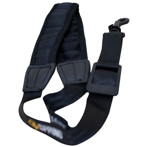 Correia Acolchoada Spring Sp20 bk Preta Para Saxofone Alto Tenor Soprano Barítono 