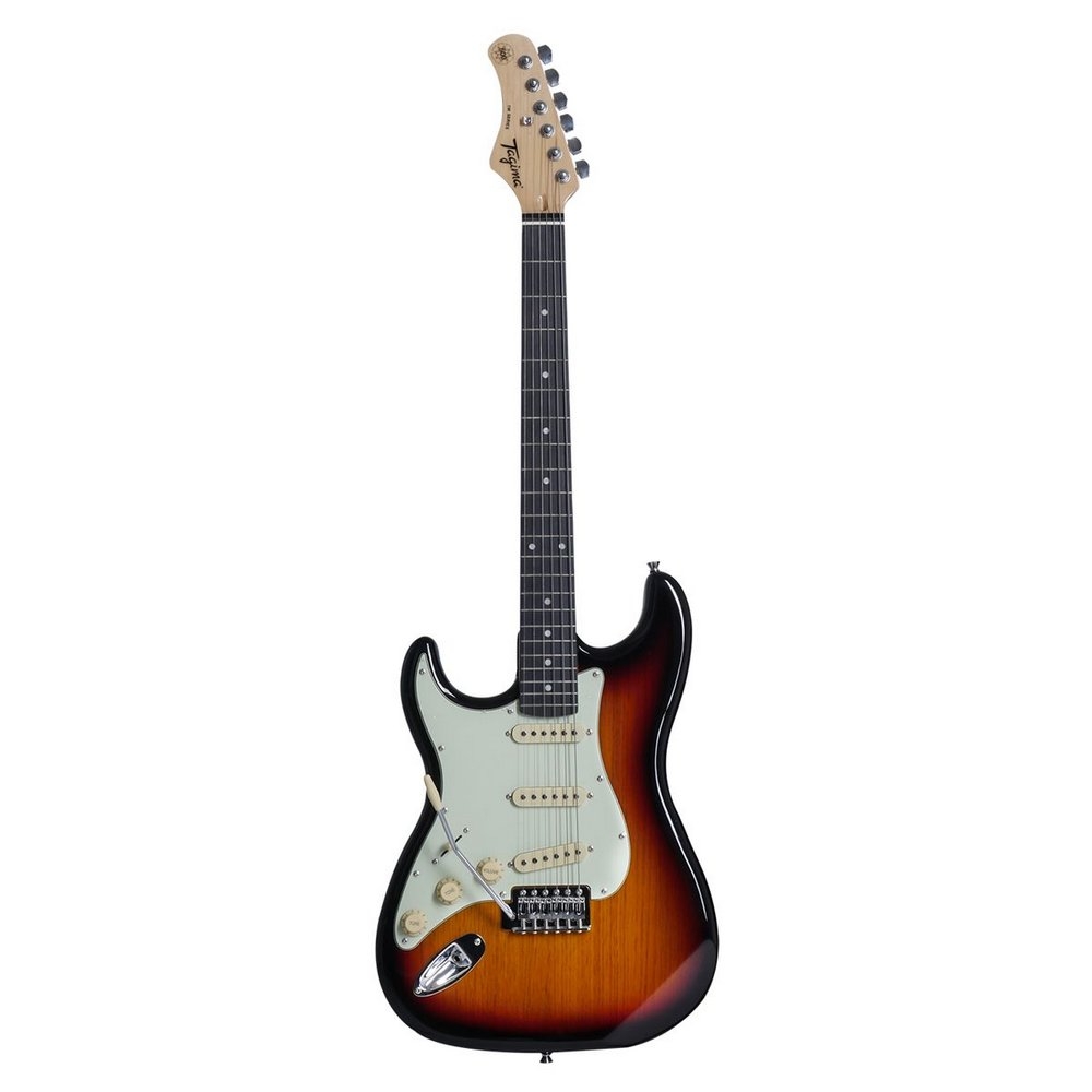 Guitarra Strato Tagima Woodstock Tg-500 Canhota Sunburst 