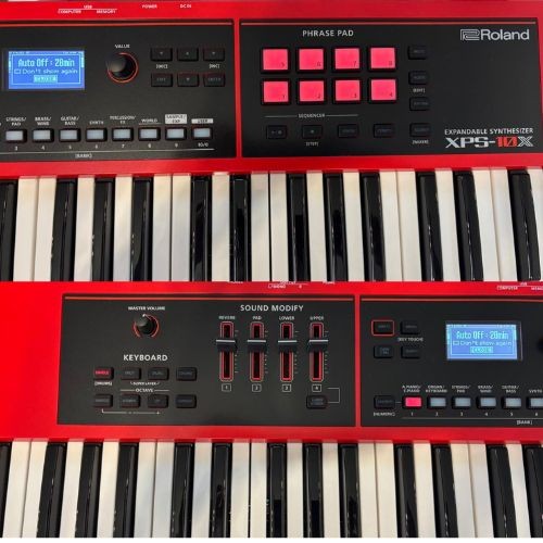 Teclado Sintetizador Roland Xps-10x Red 61 Teclas Expansível 