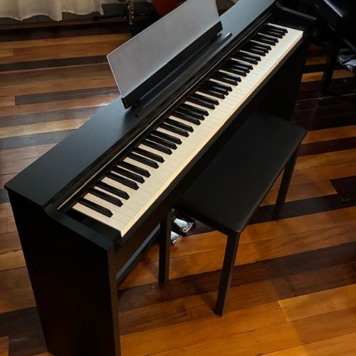 Piano Digital Casio Celviano Ap-s200bk Preto 88 Teclas Hammer Action Com 3 Pedais 