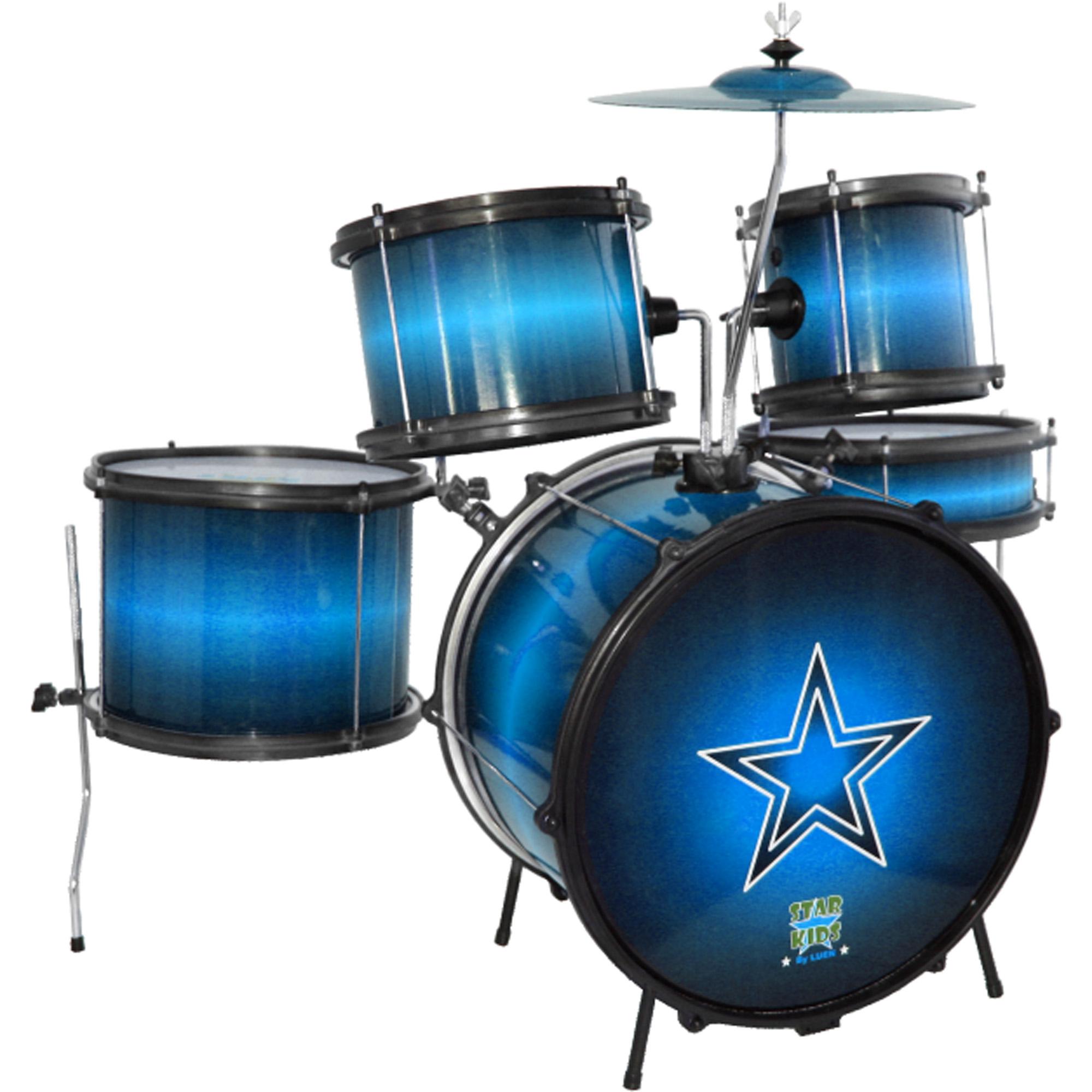 Bateria Infantil Star Kids Azul Luen 