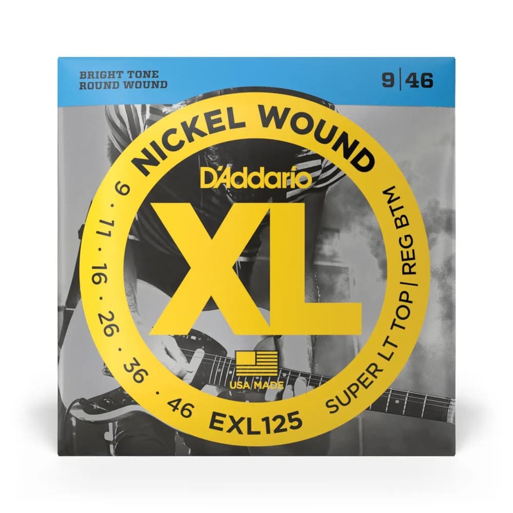 Encordoamento Para Guitarra 09-46 D'addario xl Nickel Exl125 