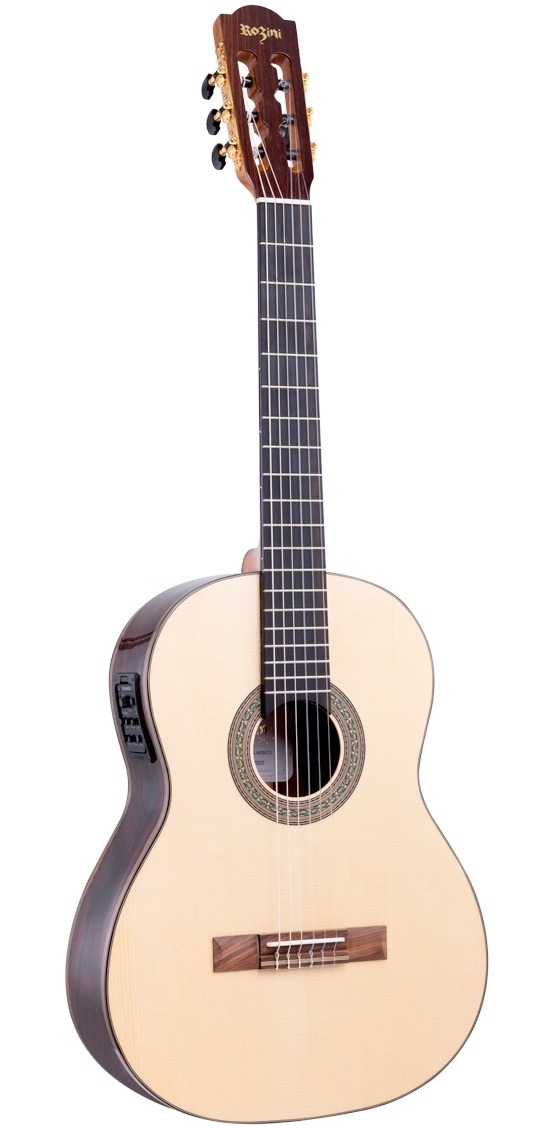 Violão Rozini Rx213 Clássico Nylon Elétrico Natural 