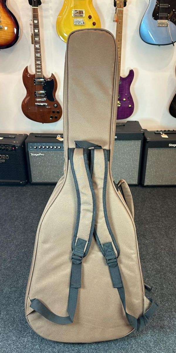 Violão Eagle Ema 663 Auditorium Cutway Aço Elétrico Natural Satin 