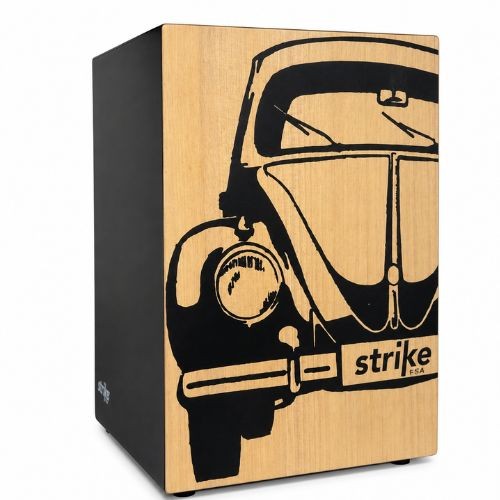 Cajon Fsa Strike Sk5045 w. Dub Eletroacústico Com Captação P10 