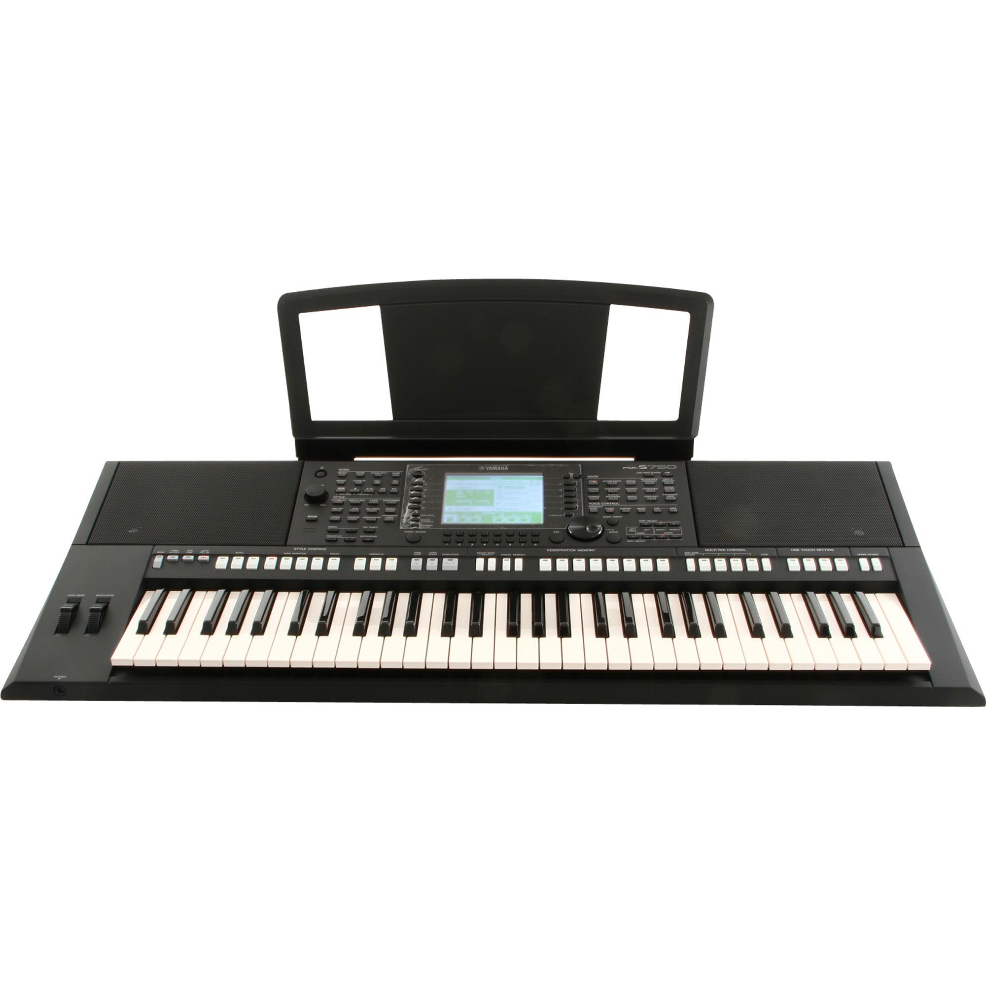 Teclado Arranjador Psr-s750 Com Fonte Bivolt Preto Yamaha 