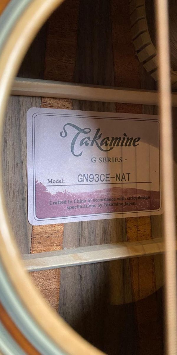 Violão Eletroacústico Takamine Gn93ce Natural 