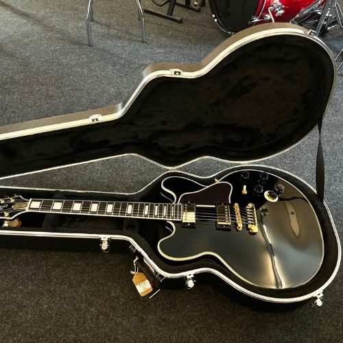 Case Gator Gc-335 Para Guitarra Semiacústica Rígido Abs Preto 