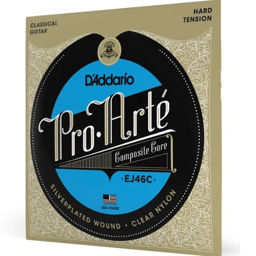 Encordoamento Violão Nylon D'addario Ej46c Pro-arté Composite Core Tensão Pesada 