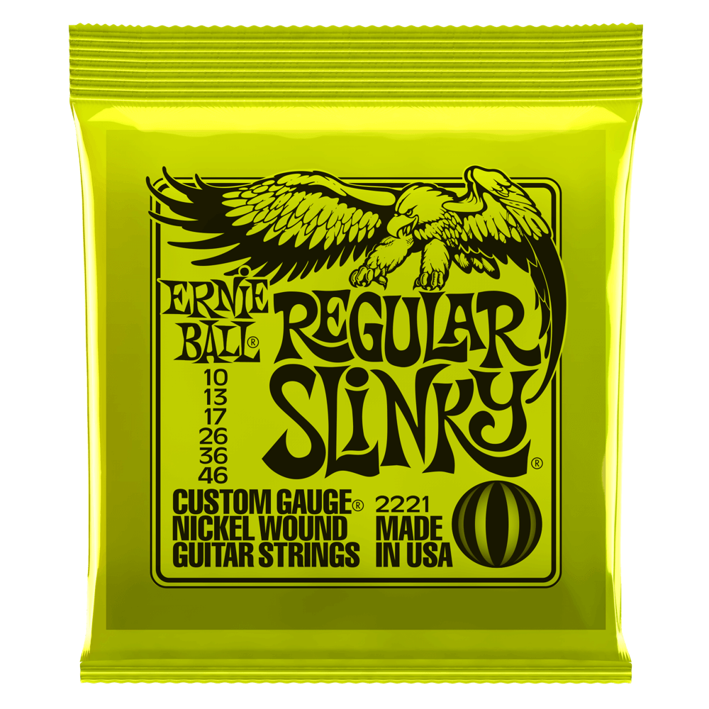 Encordoamento Guitarra Ernie Ball 010.046 Regular Slinky 