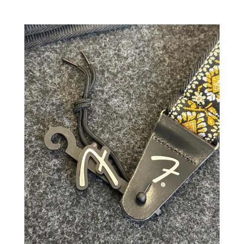 Correia Guitarra Fender Pasadena Woven Yellow Wallfloweres 