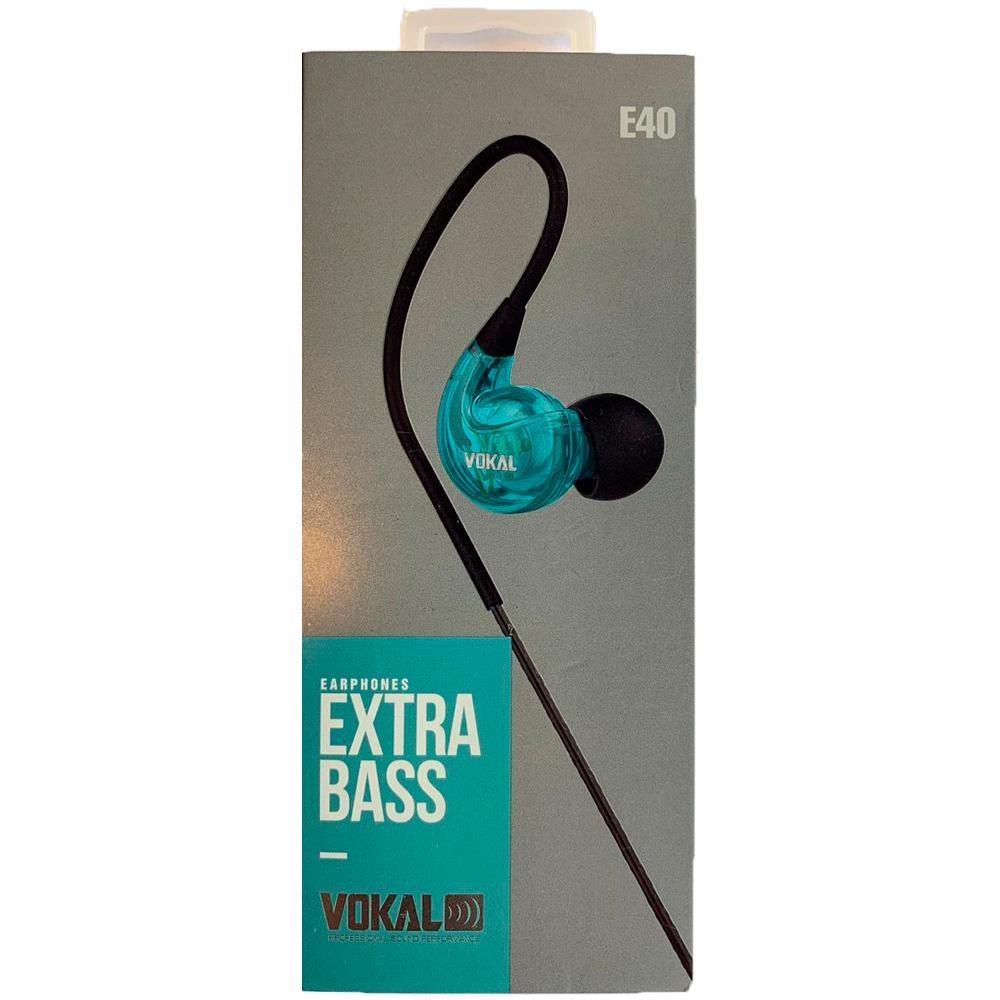 Fone de Ouvido In-ear Vokal E40 Azul 