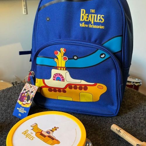 Kit Musicalização Infantil 10 Instrumentos Beatles - Blue Submarine Yellow 