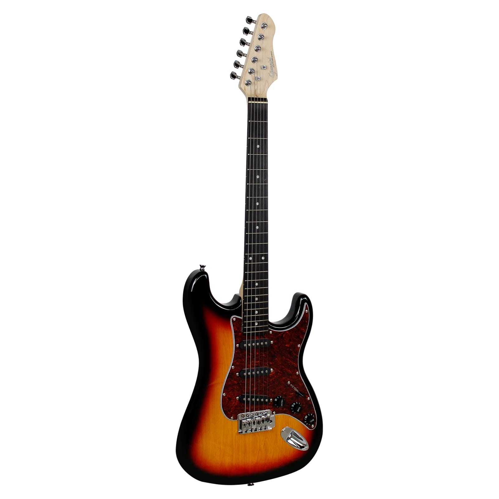 Guitarra Strato Giannini G-100 Sunburst Escudo wh 