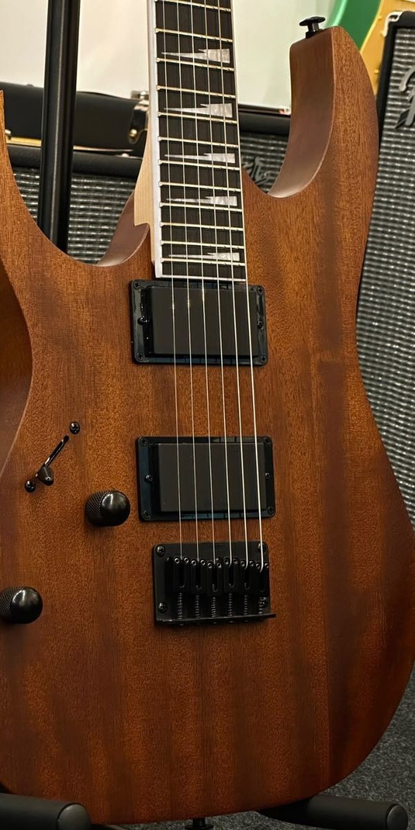 Guitarra Canhota Ibanez Grg121dxl-wnf Gio rg Walnut Flat 2 Humbuckers 