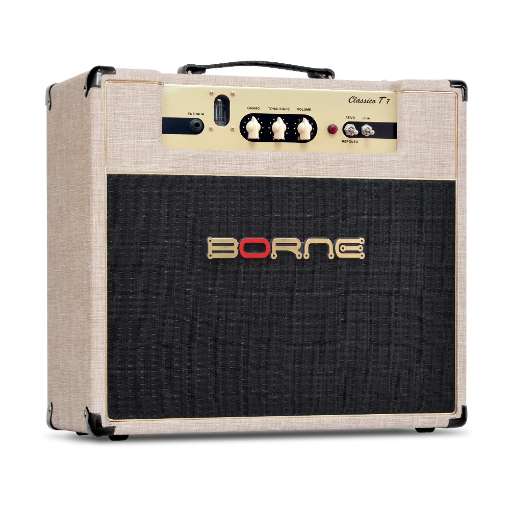 Amplificador Guitarra Borne Clássico t7 Palha 