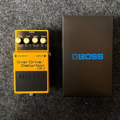 Pedal de Drive e Distorção Boss Os-2 Overdrive Distortion 