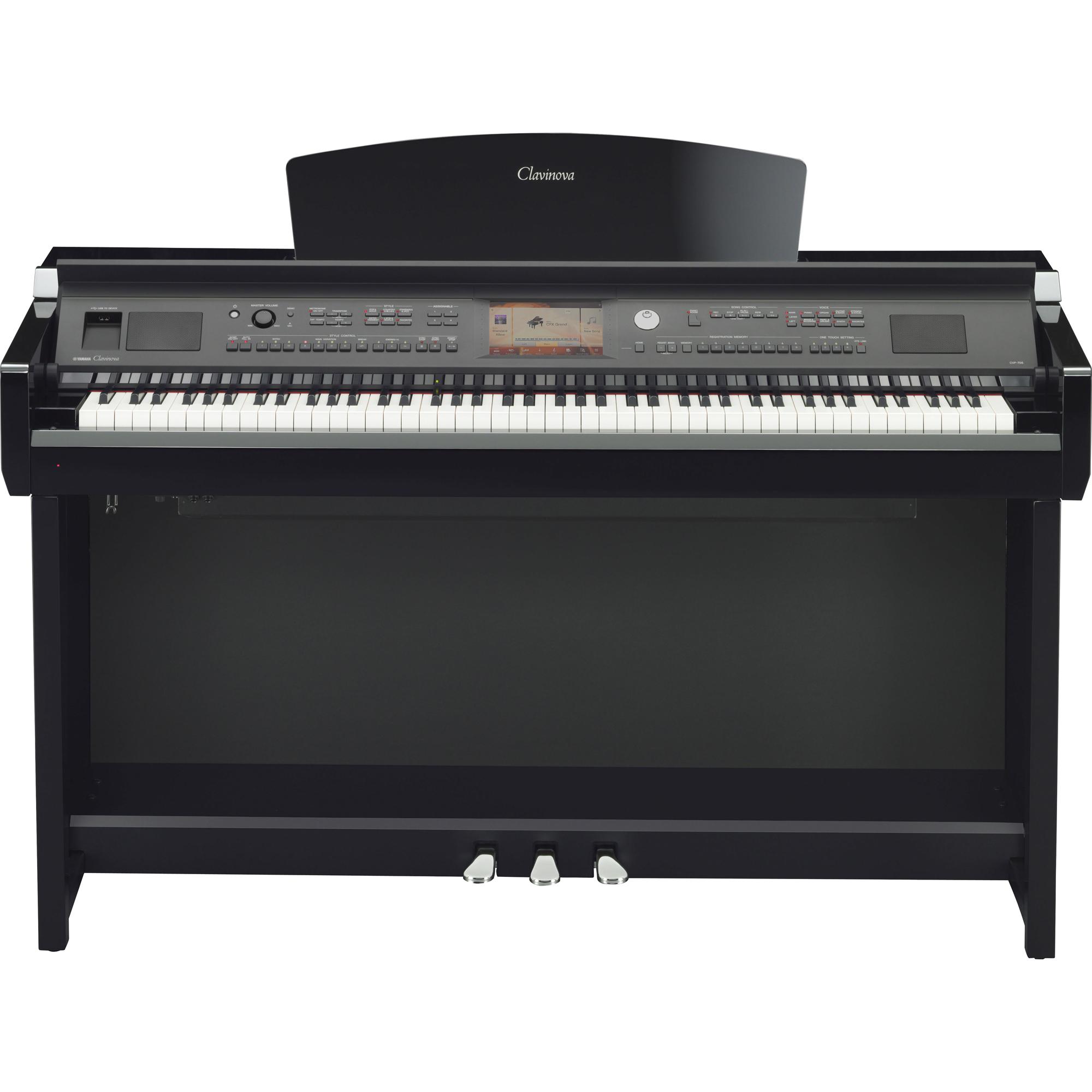 Piano Digital Clavinova Cvp-705pe Polish Ebony Yamaha 