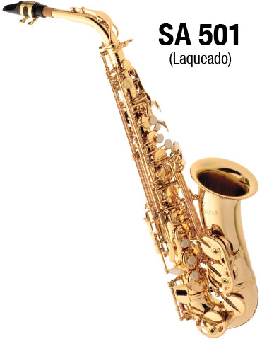 Saxofone Alto Laqueado - Eagle - Sa501                       