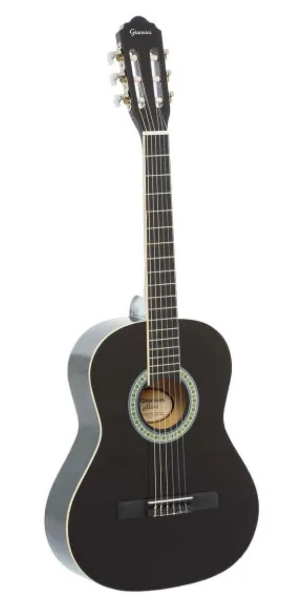 Violão Nylon Giannini Infantil 36" ¾ n6 Preto 