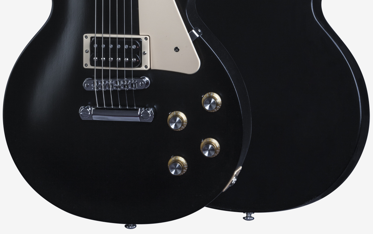 Guitarra Les Paul Gibson Tribute 50s 2016 t Chrome Satin Ebony 