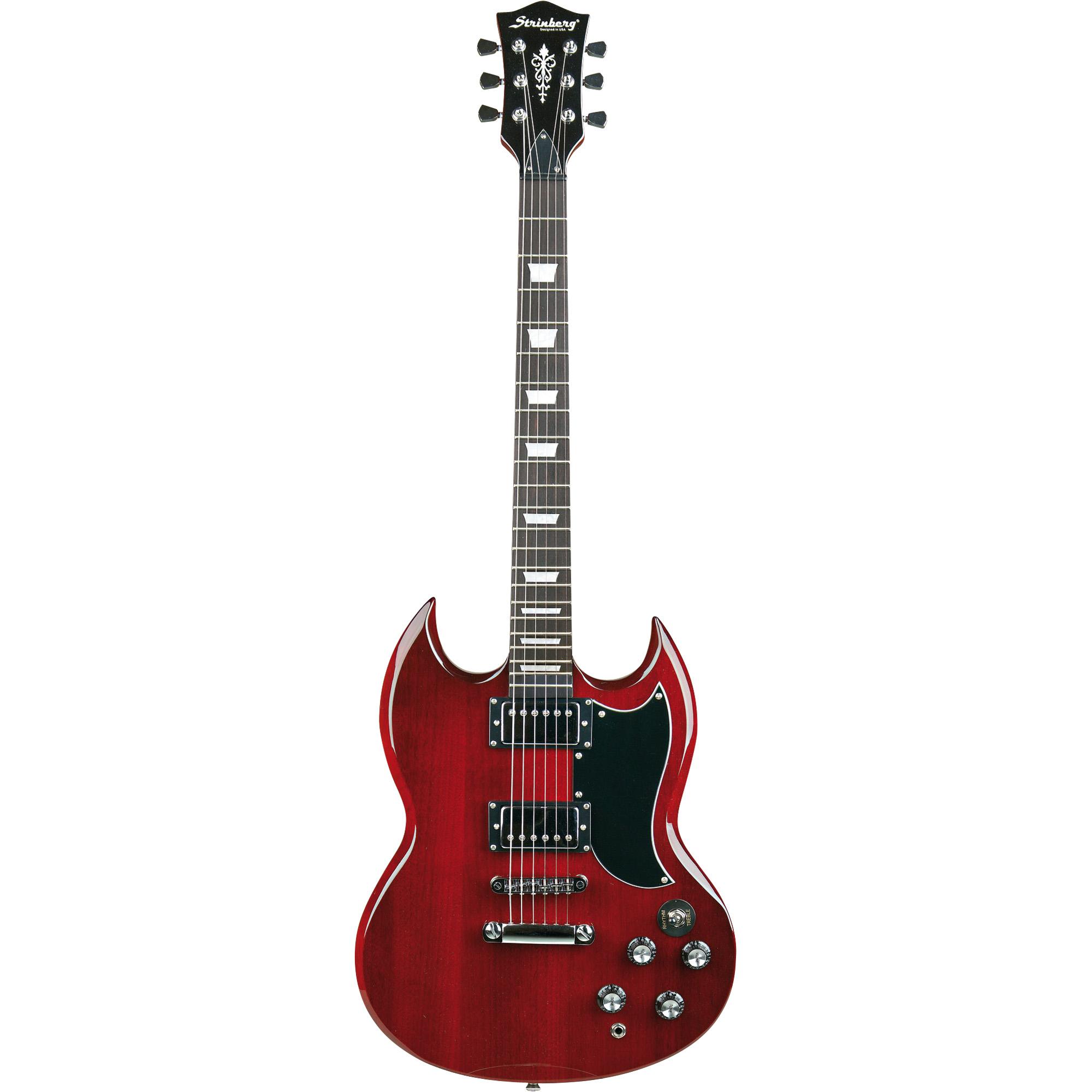 Guitarra sg Clg24 Wine Red Strinberg 