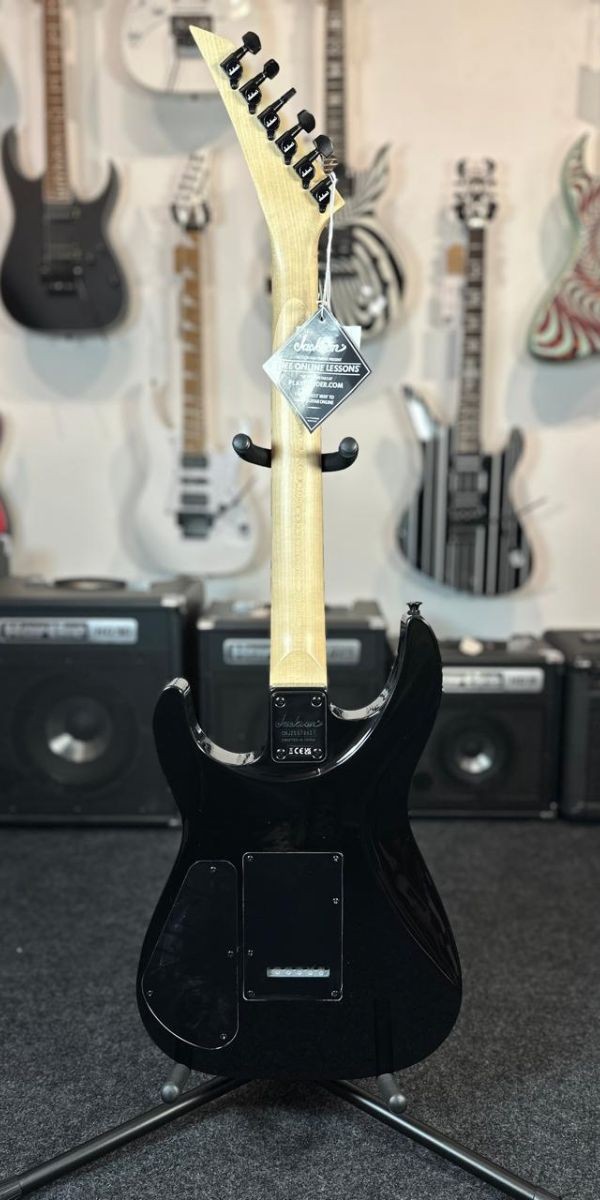 Guitarra Jackson js Dinky Js11q Transparent Black 