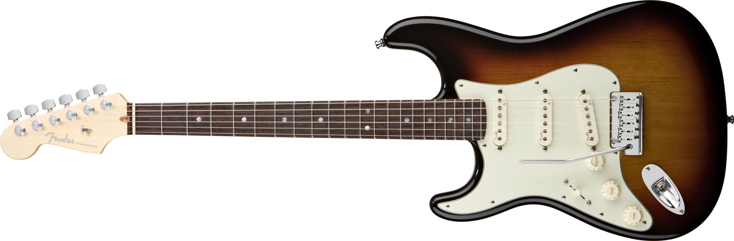 Guitarra Fender 011 9020 - am Deluxe Stratocaster lh - 700 - 3-color Sunburst 