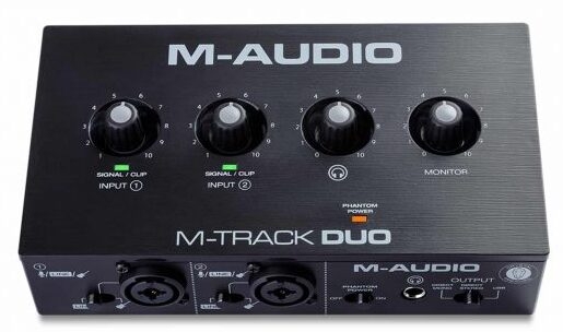 Interface de áudio M-audio M-track Duo 2 Canais 