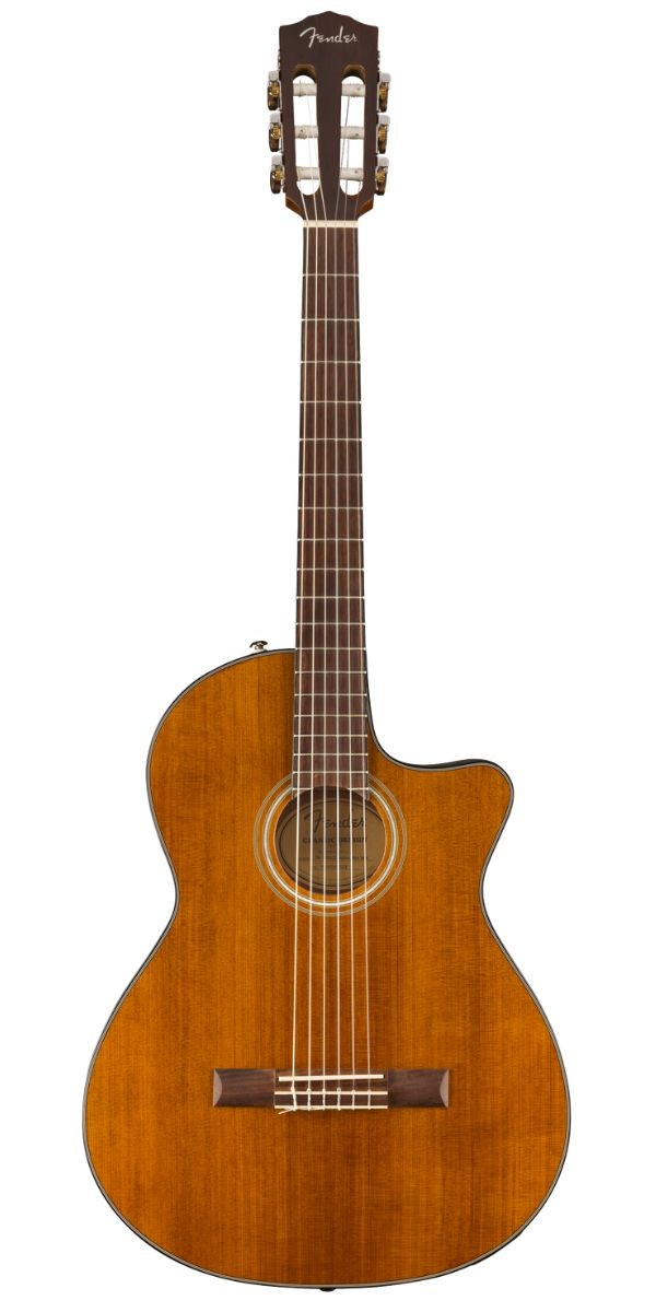 Violão Fender Cn-140sce Nylon Thinline Natural Com Fishman Com Case 