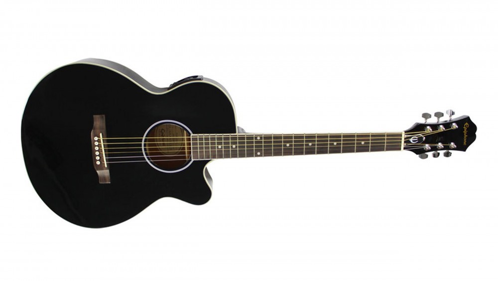 Violão Aço Epiphone Eletroacústico Pr4 Ltd Black 