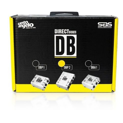 Direct Box Passivo Duplo Santo Angelo Dbp2 2 Canais P10 Xlr 