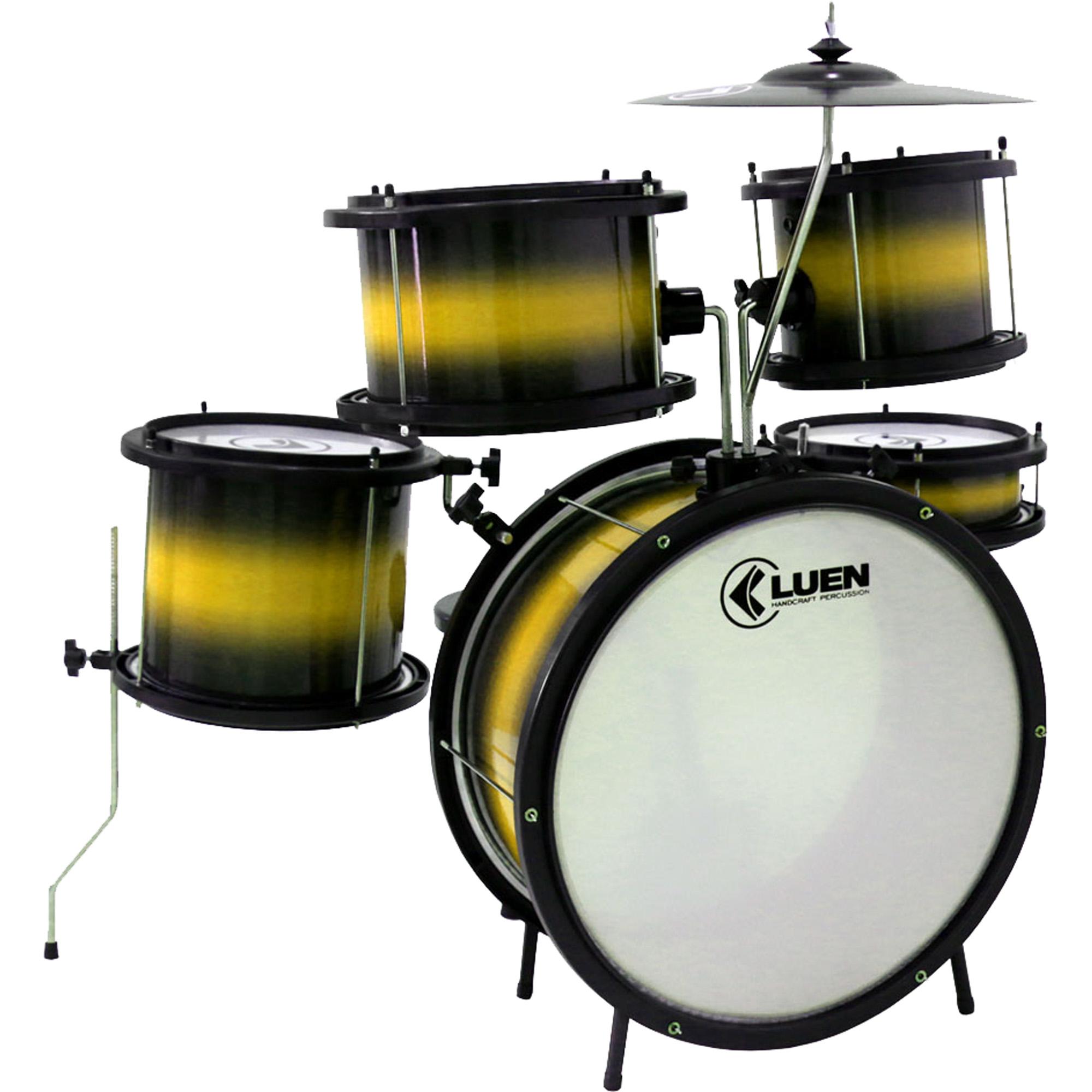 Bateria Infantil Pop Amarelo Luen 