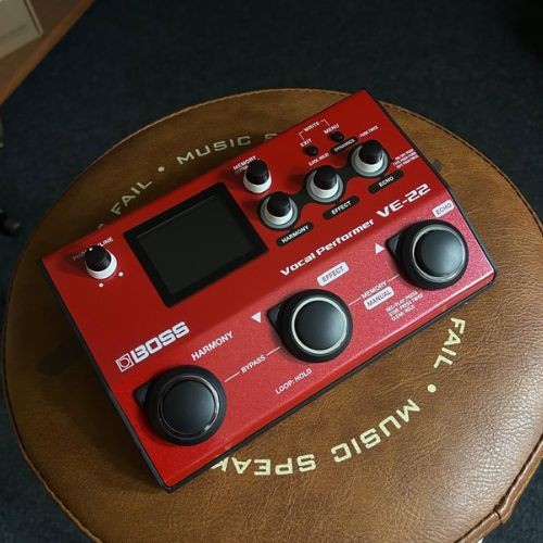 Pedal Boss Ve-22 Vocal Performer Para Voz Com Harmonizer, Efeitos e Looper 