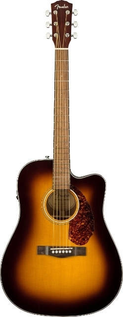 Violão Fender Cd-140 Aço Eletroacústico Sunburst Com Hard Case 