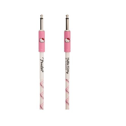 Cabo Fender® x Hello Kitty® White/pink Cabo P10 P10 3m 