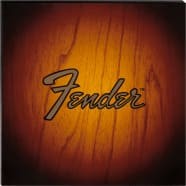 Porta Copos Fender Sunburst Turntable 