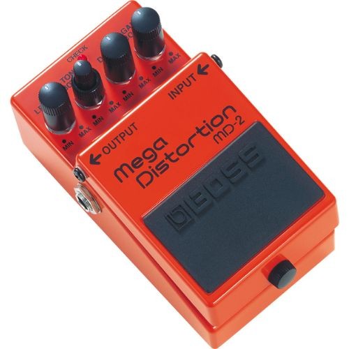 Pedal Boss Md-2 Mega Distortion High Gain Para Guitarra 6 e 7 Cordas 