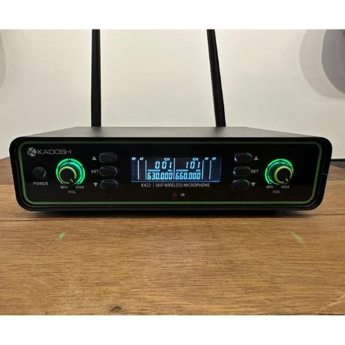 Microfone Sem Fio Uhf Kadosh K422m 
