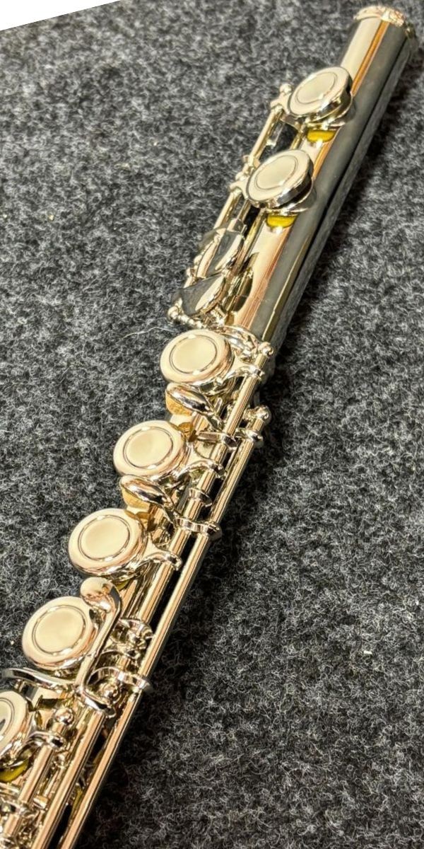 Flauta Eagle Fl03n Transversal em c Niquelada Sistema Boehm 