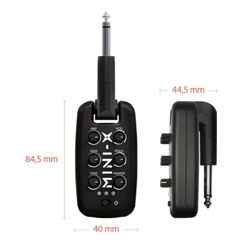 M-vave Mini-x Amplug Guitarra e Baixo Com Efeitos e Bluetooth 