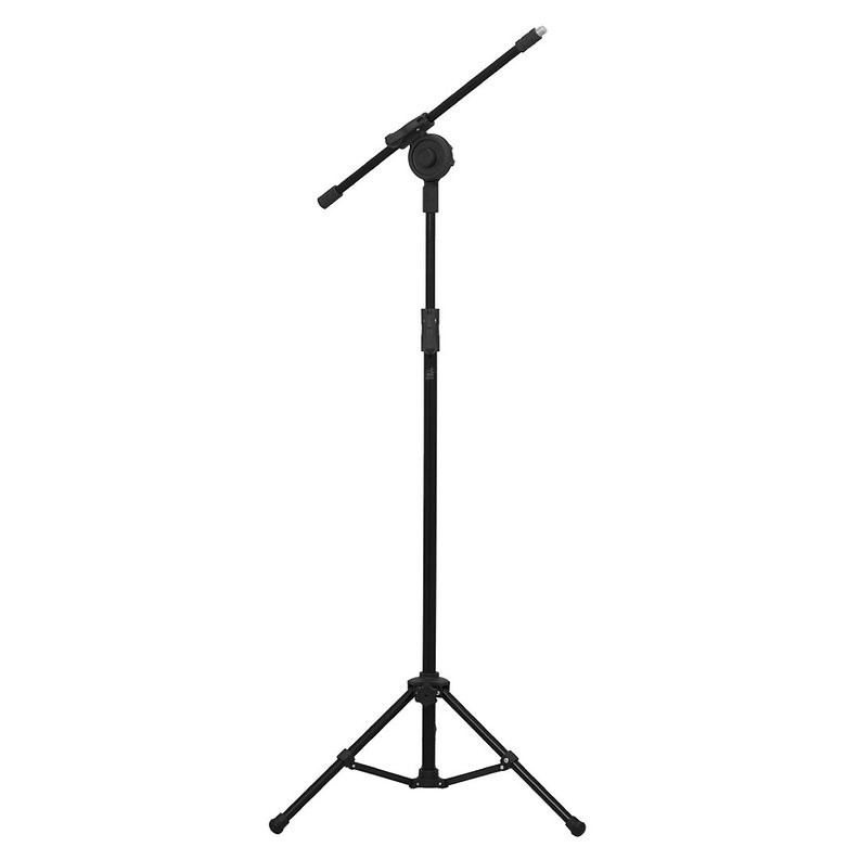 Pedestal Para Microfone Visão Rb30 Girafa Telescópico Preto Profissional 