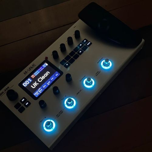 Pedaleira M-vave Mk-300 Multi Efeitos 360+ Com Looper, Ir, Usb e Bateria 10h 