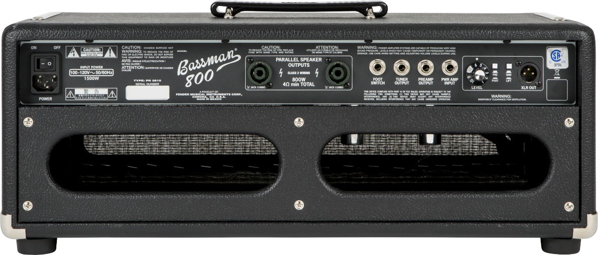 Cabeçote Baixo Hibrido Fender Bassman 800w 120v 