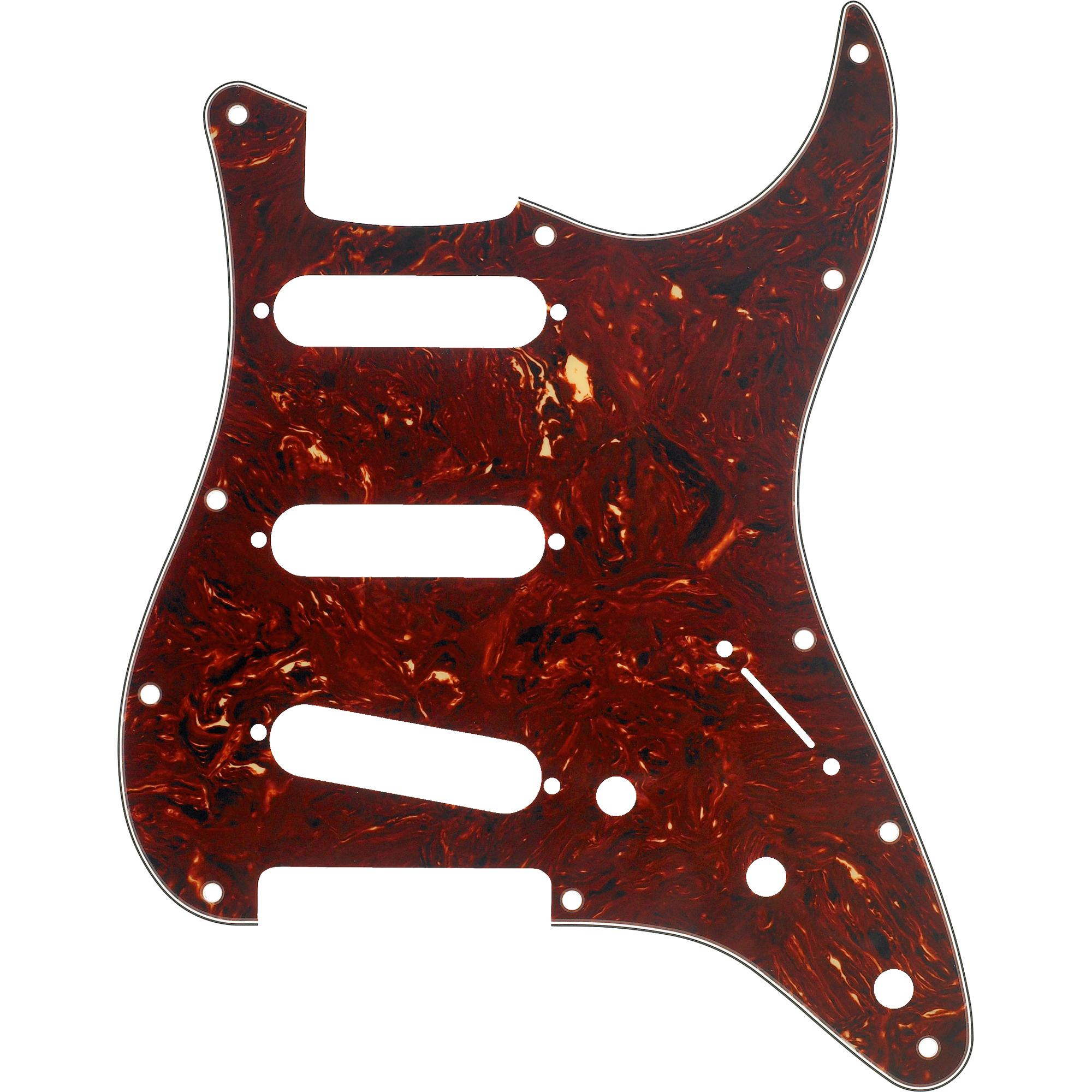 Escudo Para Guitarra Stratocaster Sss Sunburst Fender 