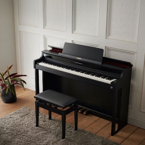 Piano Digital Casio Celviano Ap-550bk 88 Teclas Preto Com Banco Bluetooth e 3 Pedais 