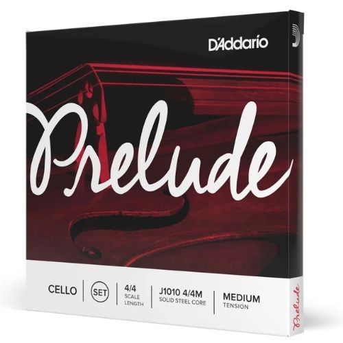 Encordoamento Para Violoncelo Tensão Média D'addario Prelude J1010 4/4m 